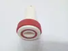 Enchufe de Alto Voltaje Toma de Corriente de Alto Voltaje Bloque de Terminales Redondo Plano Triángulo Una Cruz Prueba de Voltaje Soporte de Enchufe Blanco Accesorios