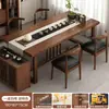 Nuevo juego de mesa de té y sillas estilo chino, adecuado para uso doméstico, balcones, mesas de té grandes, diseño minimalista, ideal para apartamentos pequeños y oficinas, perfecto para preparar té