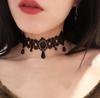 Accesorios transfronterizos para mujer, correa para el cuello, corte gótico, Spice Girl, cadena para el cuello, collar de encaje, gargantilla, cadena para clavícula, collar vintage