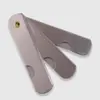 Mayoreo de fabricante sacapuntas grande caja plegable abrecartas sacapuntas negro plateado cuchillo de utilidad cuchillo pequeño afilado