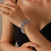 Comercio electrónico transfronterizo Europa y Estados Unidos moda novia pulsera de pedrería pulsera ojo de musa fabricantes al por mayor