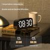 Despertador Digital LED Estudante Plug-in Uso Duplo Pequeno Despertador Relógio Digital Relógio de Temperatura Controlado por Voz Taobao Dropshipping