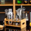 Kit de Coqueteleira de Aço Inoxidável Transfronteiriça Kit Completo de Ferramentas de Barman para Coquetéis Shek Cup