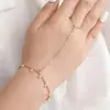 Pulsera Pulsera Estilo Ins Transfronterizo Europeo y Americano Barroco Perla Imitación Pulsera Diseño Pulsera Cristal Imitación