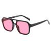 Gafas de sol de estilo nuevo transfronterizas Cuadradas Distintivas Estilo coreano Gafas de sol de moda Retro Alta calidad Anti-ultravioleta Ins Didi