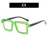 Armazón de gafas retro bidimensional personalizado luz anti-azul TR90 retro decoración de gafas lisas 2023 nuevo armazón de gafas para mujer