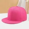 Sombrero Popular de Borde Plano Transfronterizo con Logo Personalizado, Sombrero de Hip-Hop de Bloques de Color Personalizados de Moda para Hombres y Mujeres, Sombrero de Moda Urbana para Baile Callejero