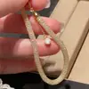 Pulsera de Malla tipo Bolsa de Dinero de Plata de Ley S925 Importada de Italia con un Diseño Sencillo de Nicho, Lujo Ligero, Sensación de Alta Gama y Elegancia