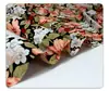 Tecido Veludo de Seda Genuína, Chiffon de Poliéster Novo Padrão Floral Tecido para Camisa e Pijama Feminino, Tecido Atacado para Vestidos