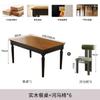 Mesa de comedor antigua de madera maciza, rectangular, estilo francés retro, de fresno, para el hogar, pequeña mesa de comedor americana, combinación de sillas de comedor