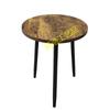 Estilo Nórdico Interior Desmontable Soporte Metálico para Plantas Balcón Jardín Mesa para Plantas Sala de Estar Lado del Sofá Mesa Redonda Pequeña Mesa de Centro