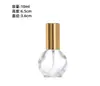 Botella de Perfume Mini Portátil Botella Pequeña de Spray para Viaje 10ml Botella de Spray de Niebla Fina a Presión con Tapa Botella de Muestra Logo