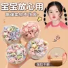 Ligas para el cabello de alta elasticidad para niñas pequeñas, cuerdas para el cabello de bebé y niños, accesorios para el cabello para trenzar de niñas, suaves con el cabello, diademas, accesorios para el cabello, diademas elásticas, adornos para el cabello