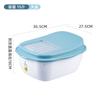 Balde de Arroz Huihai Cozinha à Prova de Insetos e Umidade Caixa Selada para Armazenamento de Arroz Balde de Arroz Transparente Balde Caixa para Armazenamento de Grãos Farinha Arroz
