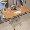 Mesa plegable rectangular sencilla para el hogar, mesa de comedor portátil para dormitorio, mesa de puesto al aire libre, fabricantes al por mayor