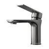 Grifo de Acero Inoxidable para Lavabo, Agua Fría y Caliente, Lavabo de Baño Doméstico, Grifo para Lavabo de Tocador de Baño