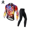 Jersey de Ciclismo Xintown Traje Longo Padrão Sombra Novo Traje Longo de Verão Traje de Corrida Traje Traje de Bicicleta Homens