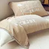 Toalla de Almohada de Gasa de Algodón Puro de Cuatro Capas Clase A, un Par de Toallas de Almohada de Dibujos Animados, Anti-Aceite, Nuevos Estilos de Protectores de Almohada para Todas las Estaciones