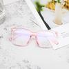 Gafas de sol cuadradas con montura grande estilo celebridad de Internet, gafas de sol personalizadas retro de moda, gafas de tiro callejero europeas y americanas para hombres y mujeres.