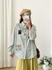 Blusa feminina solta estilo Mori girl japonês, com múltiplos botões, 2026 outono, camisa de manga comprida cardigã, atacado, moderna