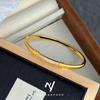 Nueva Moda Europea y Americana Joyería, Pulsera de Zirconia de Lujo Ligero de Alta Gama con Diseño Metálico, Pulsera de Clavo con Broche Incrustado de Diamantes