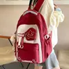 Mochila escolar para meninas do ensino fundamental, séries 3-6, redutora de carga, protetora da coluna, ultraleve, grande capacidade, mochila de duas alças para alunos do ensino fundamental