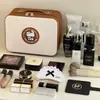 Bolsa de Cosméticos con Espejo, Estuche de Maquillaje Lindo, Bolsa Impermeable para Almacenamiento de Cosméticos, Neceser de Viaje, Caja de Almacenamiento para Maleta