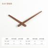 Nogal negro madera de haya puntero DIY manecilla de reloj creativa con personalidad manecilla de reloj con manguito de cobre reloj de pared aguja de madera B1