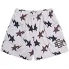 Shorts Estilo Americano para Homens, Marca da Moda, Marca d'Água Retrô, Shorts de Basquete de Secagem Rápida, Shorts Casuais Largos para Corrida e Treino, Estilo de Verão Masculino