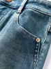 [Pantalones de Campana] Jeans Azules de Campana para Mujer, Nuevos Pantalones Largos de Campana Ajustados 9029 #