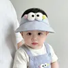 Gorro de Bebé, Sombrero de Sol de Verano, Gorro de Dibujos Animados Lindo y Súper Lindo con Ala Ancha, Sombrero de Protección Solar para Bebés y Niños Pequeños al Salir, Estilo Coreano