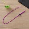 No. 72 Hilo de jade nudo plano hebilla colgante tejido a mano accesorios DIY hebilla cordón llavero Cuerda colgante Bodhi