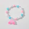 Pulseiras de Contas Infantis Transfronteiriças, Pulseiras para Meninas, Pequenos Acessórios Requintados, Acessórios Personalizados Estilo Princesa em Cores Macaron