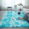 Alfombra Moderna Simple Tie-Dye Seda Lana Dormitorio Área Grande Completa Sala de Estar Alfombra Felpa No Suelta Pelo Decoración Suave