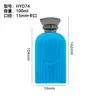 Processamento e Personalização de Frasco de Perfume Flocado 100ml Frasco Pequeno Transparente para Recarga de Perfume Frasco de Vidro Frasco Vazio Tampa de Perfume Flocado