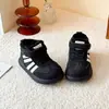 Botas de Nieve Estilo Coreano para Niños, Nuevos Zapatos de Algodón Deportivos de Terciopelo para Invierno para Niños y Niñas, Engrosados y Cálidos, Tallas Mediana y Grande