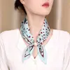Nuevo Pañuelo de Seda Suave Estilo Francés Ol Profesional, Bufanda para Cuello con Cierre Magnético sin Nudo, Estilo Old Money, Accesorio de Traje de Lujo Ligero
