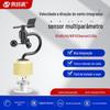 Sensor Tudo-Em-Um de Velocidade do Vento, Direção, Temperatura, Umidade, Luz e Pressão do Ar ao Ar Livre Telhado Área Montanhosa Pequena Estação Meteorológica Sem Fio 4g