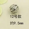 Tailandia Chiang Mai Plata Plata del Tíbet Accesorios de Cuentas Hechos a Mano Pulsera de Cristal DIY Accesorios de Pulsera de Plata Tailandesa Material de Cuentas