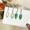 Brincos de Prata de Lei S925 Femininos Nicho Gota de Água Oval Simples Estilo Frio Gancho de Orelha Circular Moda Brincos Franceses