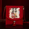 Envelopes Vermelhos de Ano Novo com Design de Brocado para o Ano do Cavalo, Novos Envelopes Vermelhos da Sorte em Estilo Chinês, Fabricante de Envelopes Vermelhos de Ano Novo Atacado