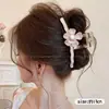 Pinza para el pelo de lunares en la nuca, Pinza de tiburón exquisita de alta gama, Pinza grande dulce para el pelo para niñas, Pinza grande para el pelo grueso, Accesorio para el pelo