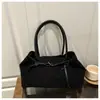 Bolso de Hombro para Mujer de Moda Vintage Ins de Gran Capacidad, Bolso de Mano Informal Estilo Coreano, Bolso de Hombro para Viajes