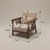 Sillón Sofá de Restaurante de Piel Nappa Retro, Combinación de Mesa y Sillas de Madera Maciza para Cafetería, Mesa de Bar de Taberna, Lujo y Comodidad Accesibles