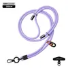 Nuevo cordón para teléfono móvil 6MM resistente para colgar en el cuello ajustable para exteriores anti-pérdida delicada cuerda trenzada para muñeca negra