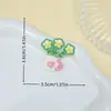 Parches Bordados Florales para Corazones de Niñas, Parches Autoadhesivos Termoadhesivos Listos para Usar, No Requieren Costura