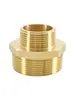 Conector Reductor de Latón de 1.2 pulgadas a 1.5 pulgadas 2 pulgadas para Conexiones Roscadas de 1/2 Pulgada, 3/4 de Pulgada y 1 Pulgada, Reductor Directo con Doble Rosca Macho, Conector Engrosado