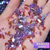 Use material para unha joia de unha atacado mini Aurora Fantasma roxo plano formato especial Vidro Super Brilhante decoração de unha