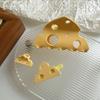 Divertida serie de pinzas para el pelo con forma de queso, pinza para el flequillo de niña linda, pinza para la parte trasera de la cabeza, accesorios para el pelo