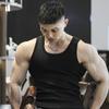 Chaleco de Hilo Grueso Estilo Americano 230g, Te Hace Ver Más Grande, Adecuado para Fitness, Deportes, Ropa Exterior, Entrenamiento, Capa Base, Elástico Transpirable para Hombre Dropshipping